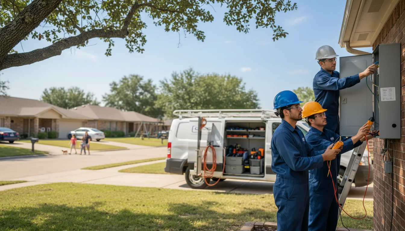 Certified electrician providing emergency electrical services in Rome, IN